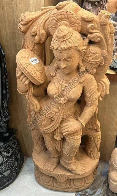 Sandstone Apsara Statue