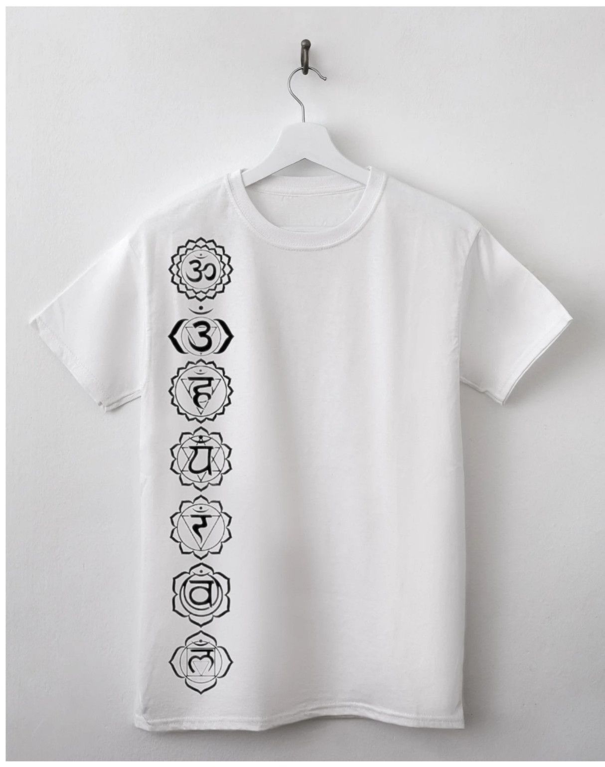 White Men Cotton Graphic T-Shirt