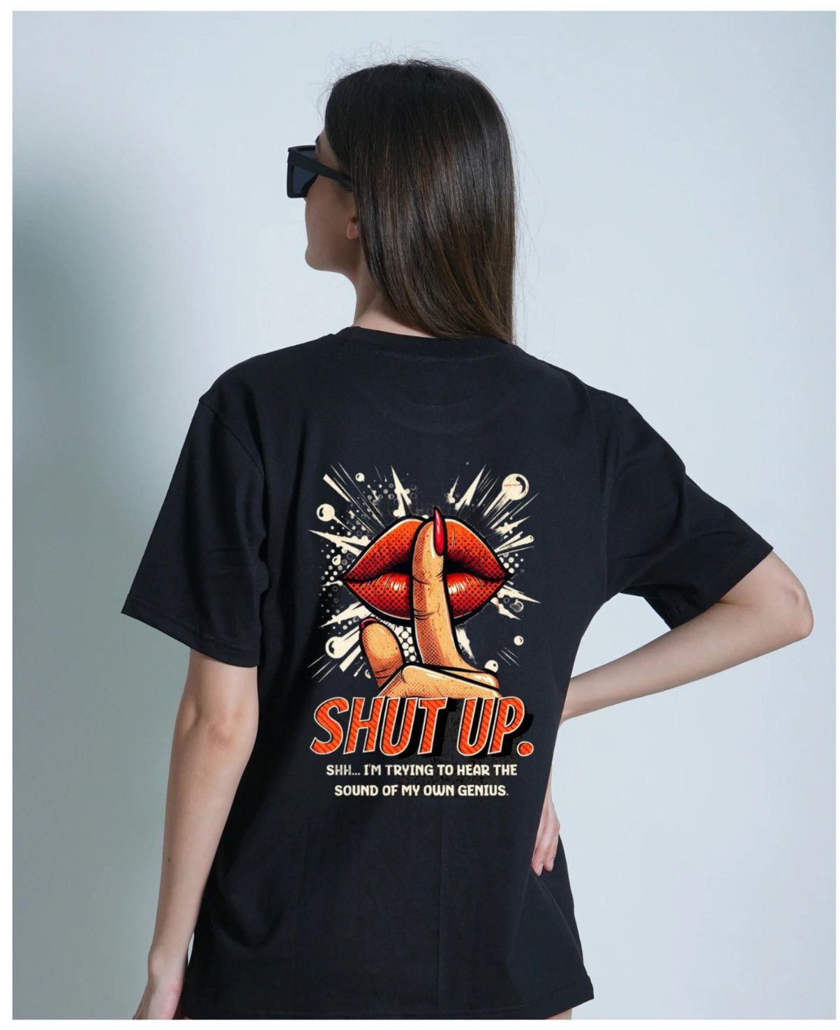 Women Round Neck Printed Cotton T Shirt