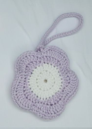 Handmade Flower Crochet Pouch
