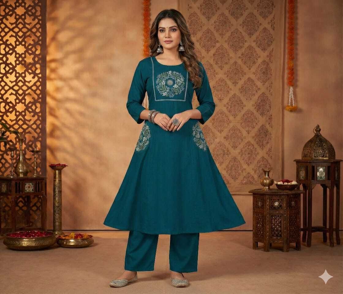 Dabu Print Women Cotton Palazzo