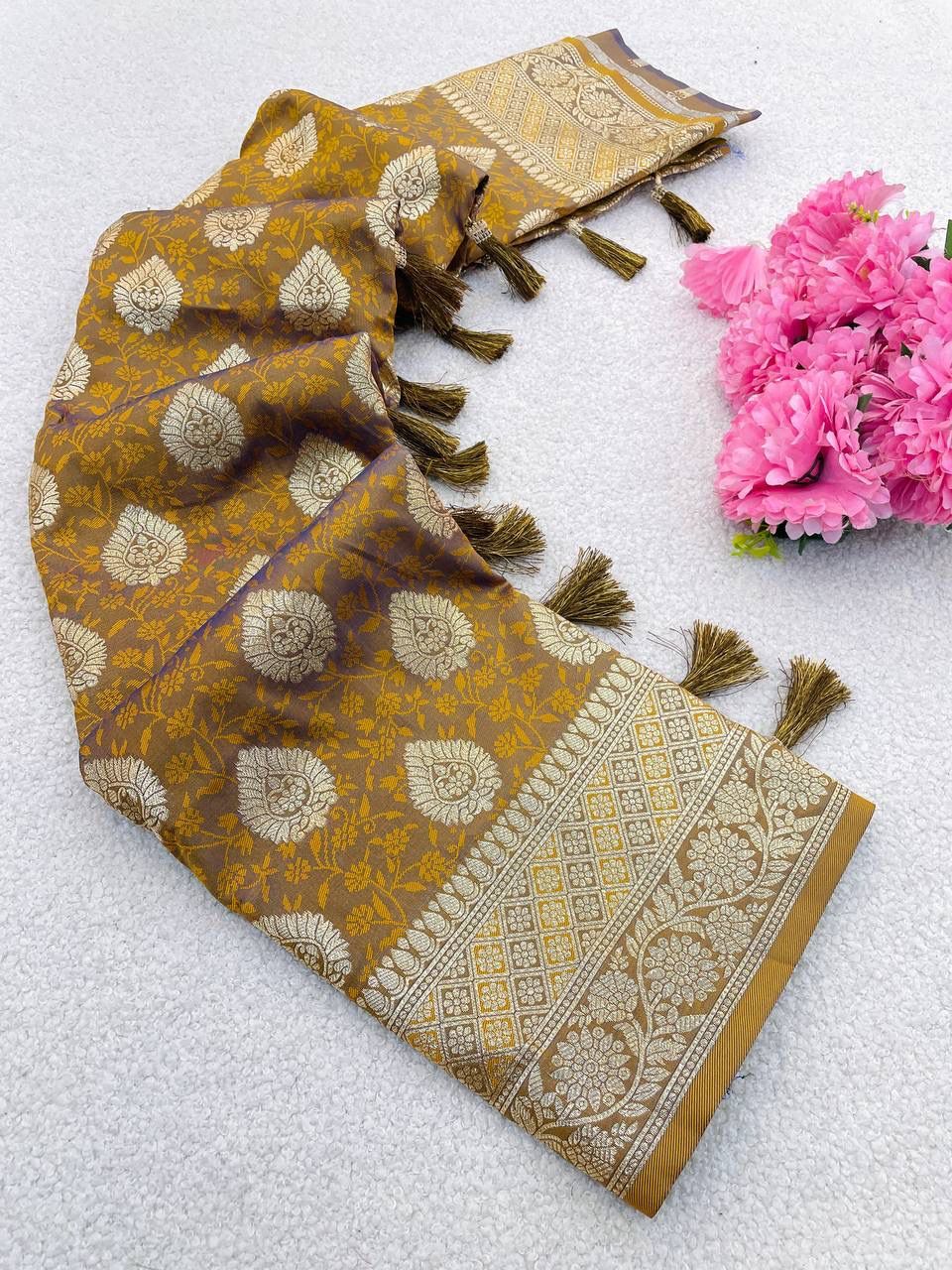 Premium Banarasi Soft Silk Saree