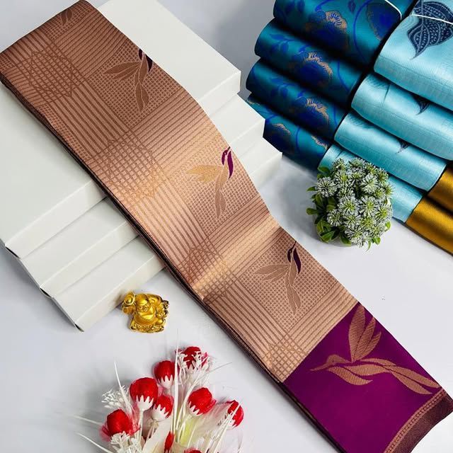 Traditional Banarasi Silk Saree with Zari Border