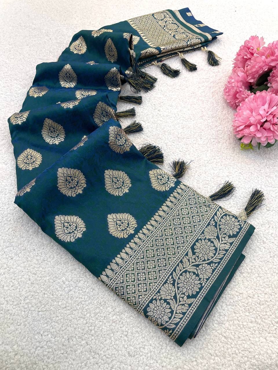 Wedding Banarasi Soft Silk Saree