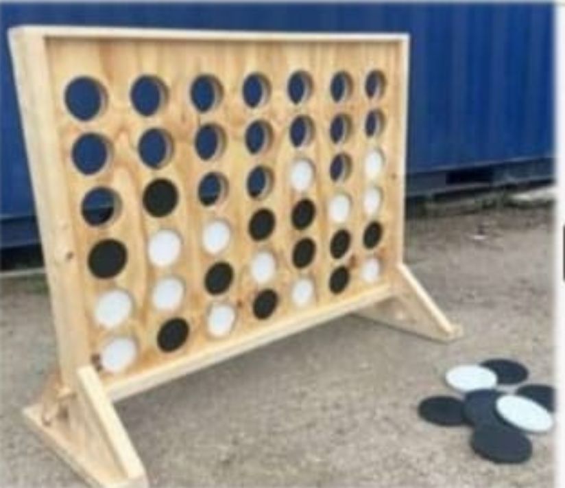Wooden Giant Connect Four Game