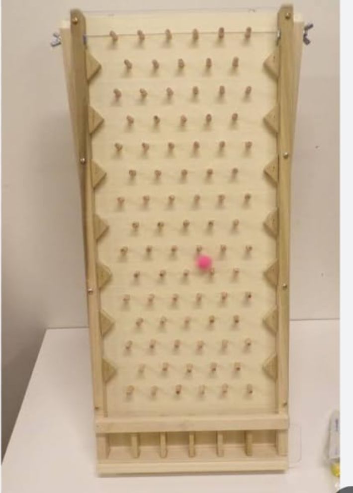 Wooden Plinko Board Game