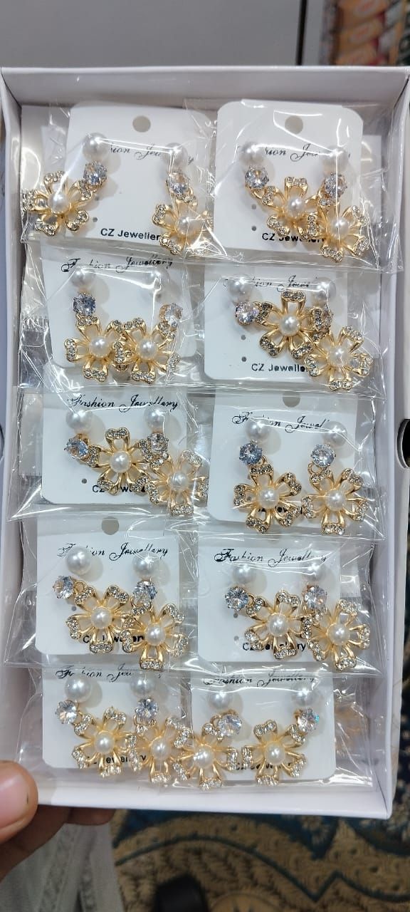 Artificial Brass Imitation Earring