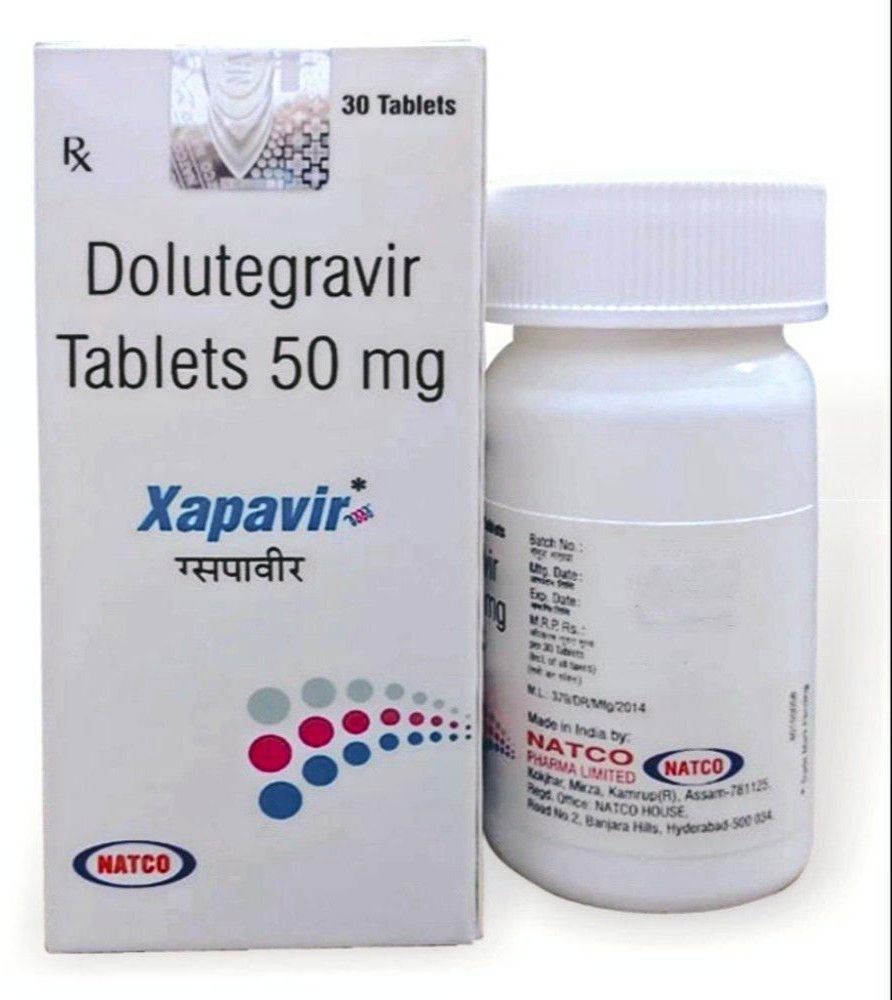 Xapavir 50mg Dolutegravir Tablet