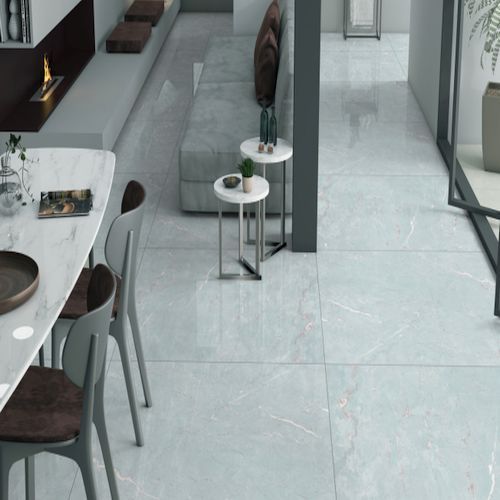 Alaska Green Prism Collection High Glossy Vitrified Tiles