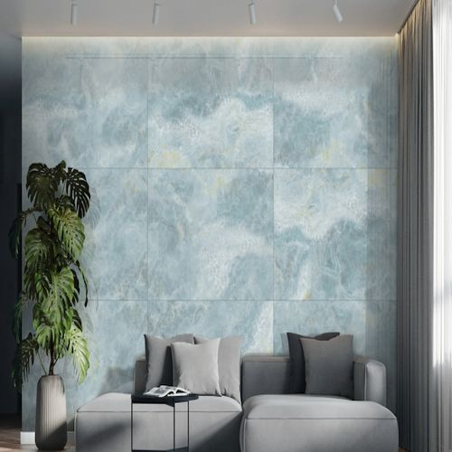 Brilliant Blue Prism Collection High Glossy Vitrified Tiles