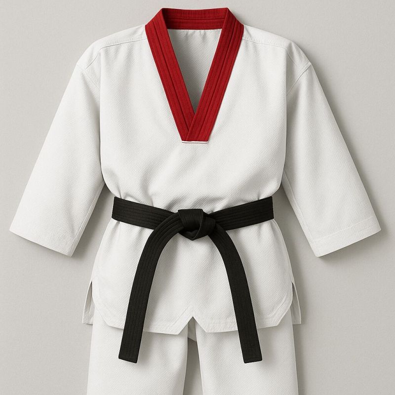 Premium Taekwondo Poomsae Uniform Red