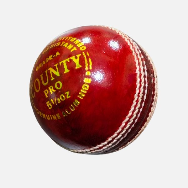 Leather Cricket Balls, Color : Red, Packaging Type : Box