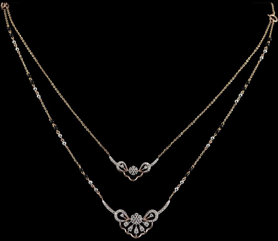 Ornate Traditional Diamond Mangalsutra