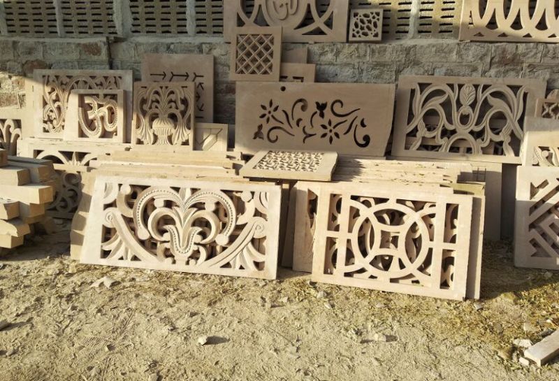 Jodhpur Stone Art Design in White Stone