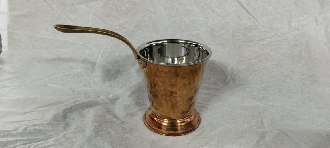 Copper Steel Serving Bucket