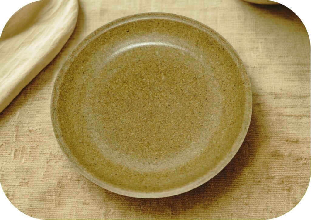 8 Inch Plain Biodegradable Dinner Plate
