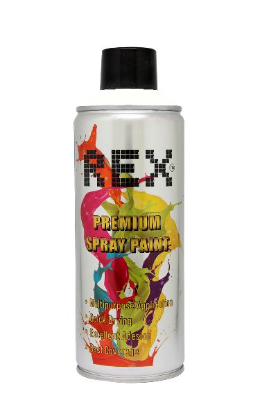 White Aerosol Spray Paint, Brand Name : REX, Weight : 350gram