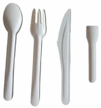 Sugarcane Bagasse Disposable Cutlery Set