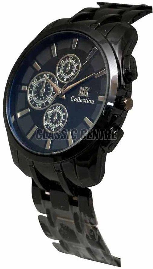 Black Stainless Steel Analog Watch For Men