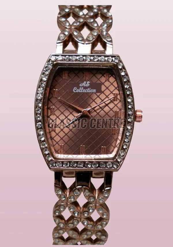 women square shape diamond designer watch