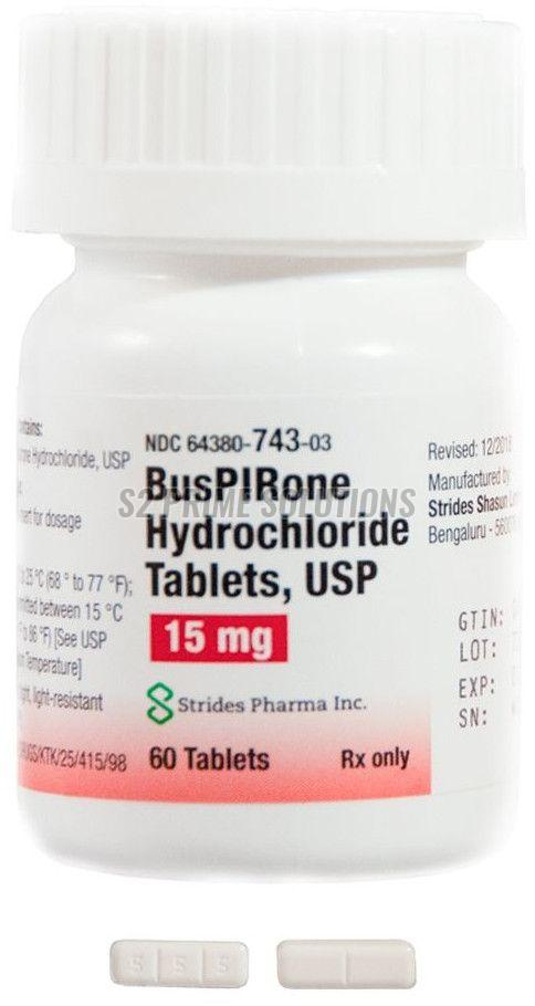 15mg Buspar Buspirone Tablet