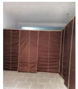 Plain Horizontal Bamboo Chick Blinds, Color : Brown for Window Use