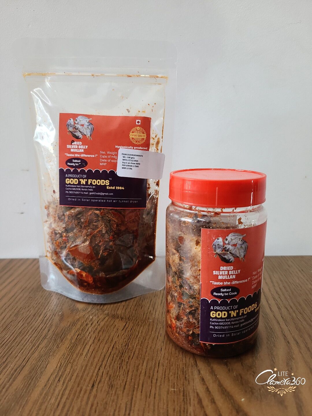 Ready to Eat Roasted Silver Belly Fish