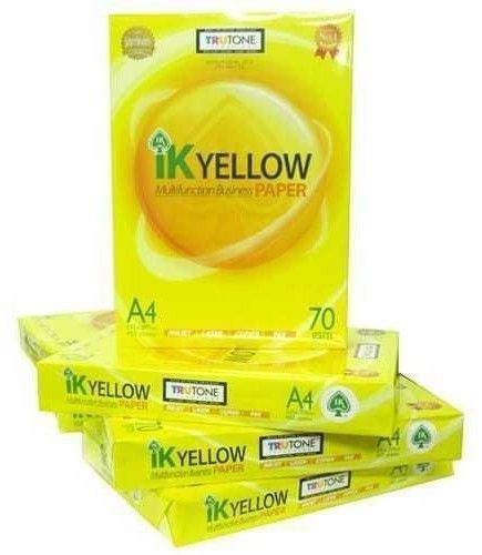 Ik Yellow A4 Copy Paper