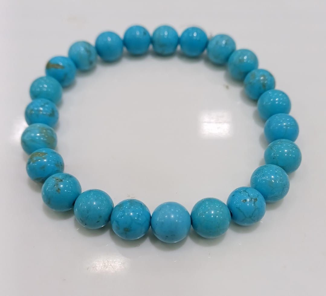 Blue Beaded Bracelet