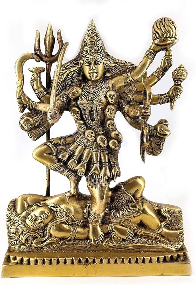 Brass Kali Mata Statue