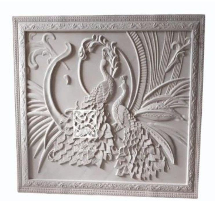 Sandstone Peacock Wall Mural