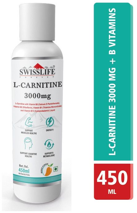 Swisslife Forever L-Carnitine Liquid 3000 Mg for Men &AMP; Women (450ml)