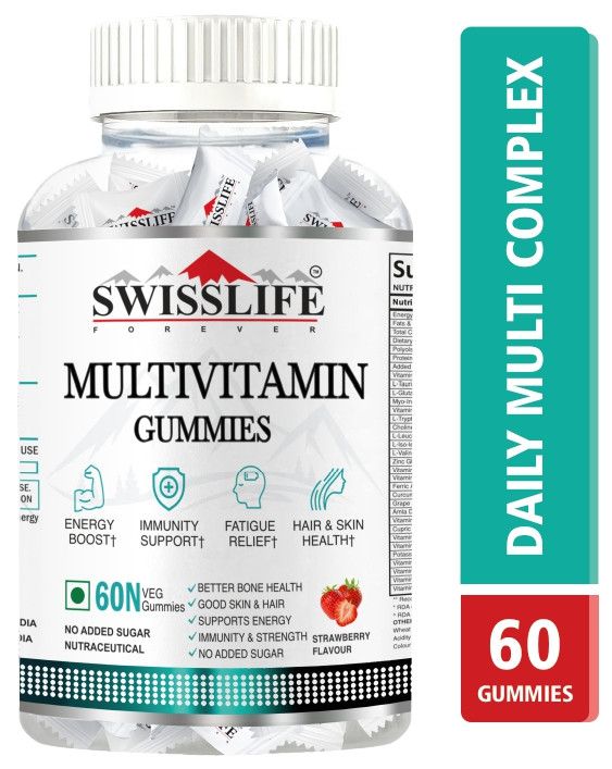 swisslife forever multivitamin gummies folic acid 60 tablets