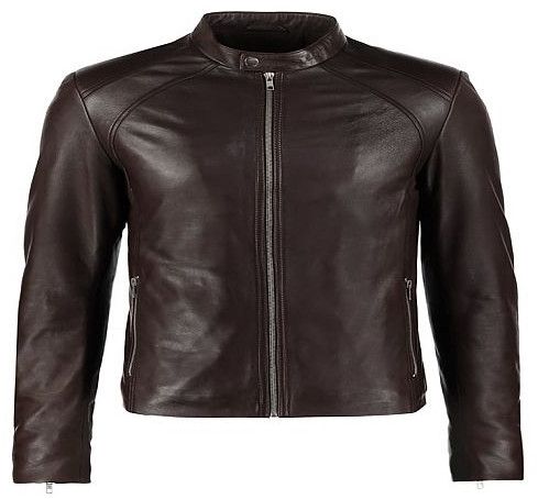 Full Sleeve Slim Fit Mens Pure Leather Jacket