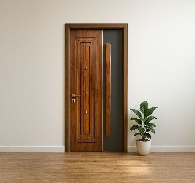 Sanded Teakwood WPC 001 Door 115, Brand Name : Gopanel By Gokuls