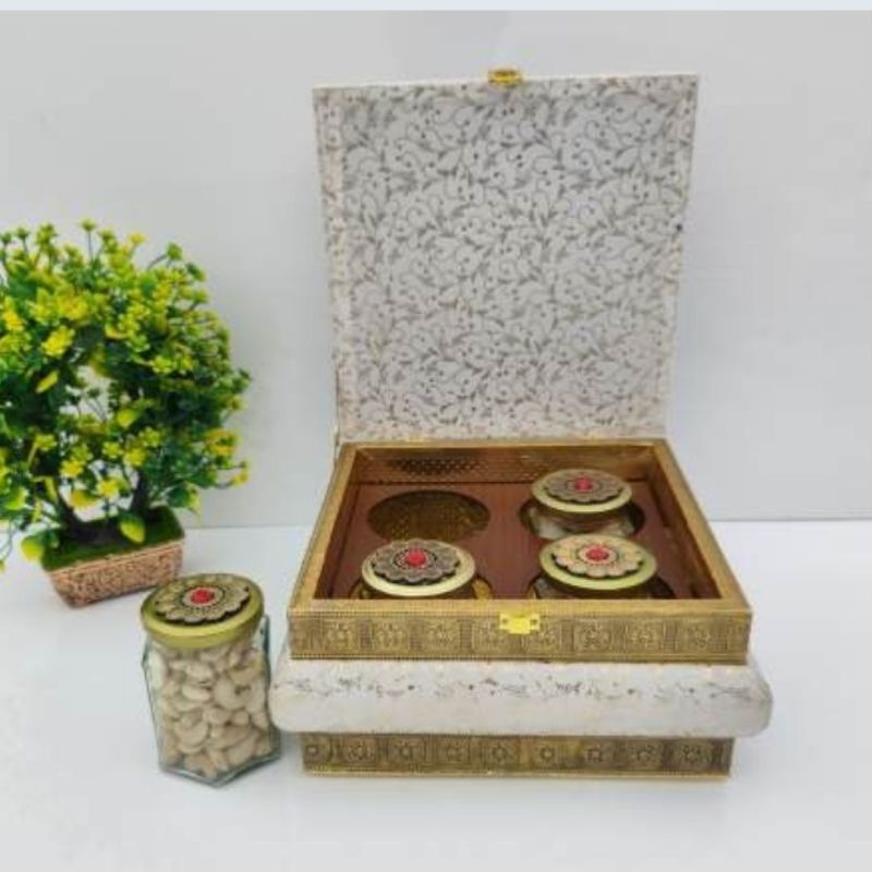 Premium Wooden Dry Fruit Box Handcrafted &AMP;AMP; Elegant