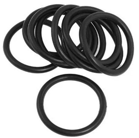 NBR Rubber O Rings, Color : Black Standard for Industrial