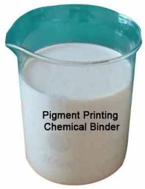 Pigment Printing Fixer Chemical, Color : White, Form : Liquid