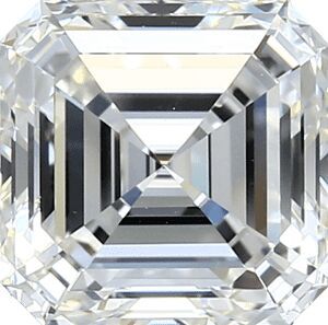 IGI Certified Asscher Cut Lab Grown Diamonds