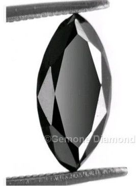 Natural Black Marquise Cut Diamonds