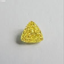 Trillion Cut Certified Natural Fancy Color Diamond