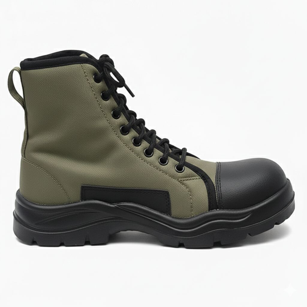 Olive Green Canvas Jungle BOOT-JG28SD