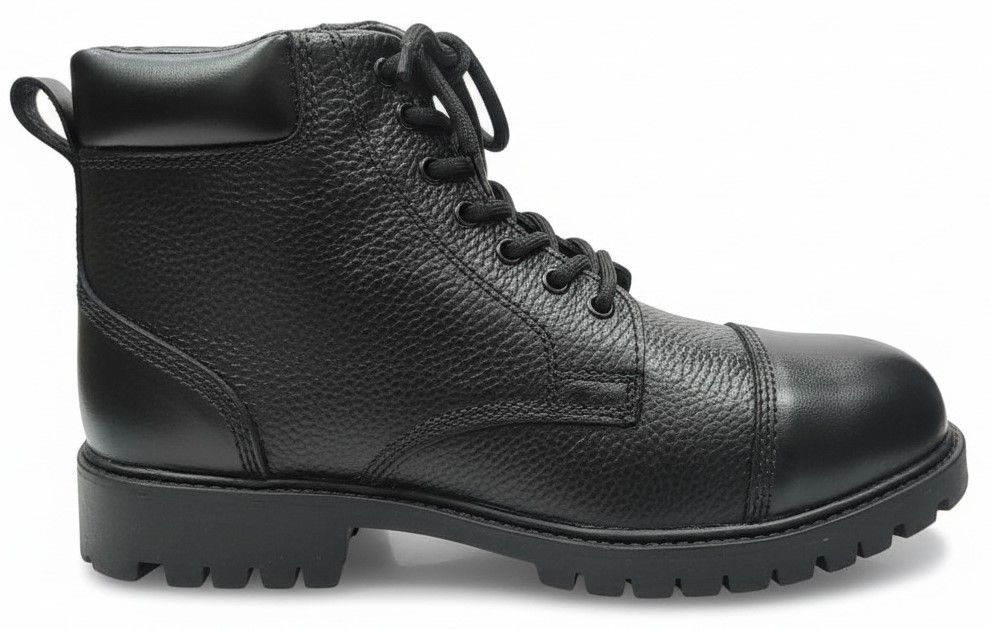 Rubber Sole Leather Safety SHOES-HR950