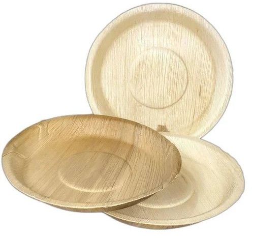 8 Inch Round Areca Leaf Plate
