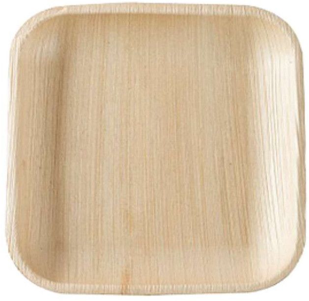 8 Inch Square Areca Leaf Plate