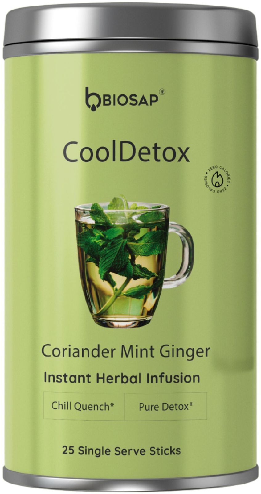 Cool Detox Coriander Mint Ginger Herbal Tea