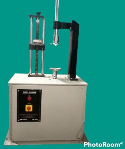 Powder Coated Mild Steel Soil Lathe Machine