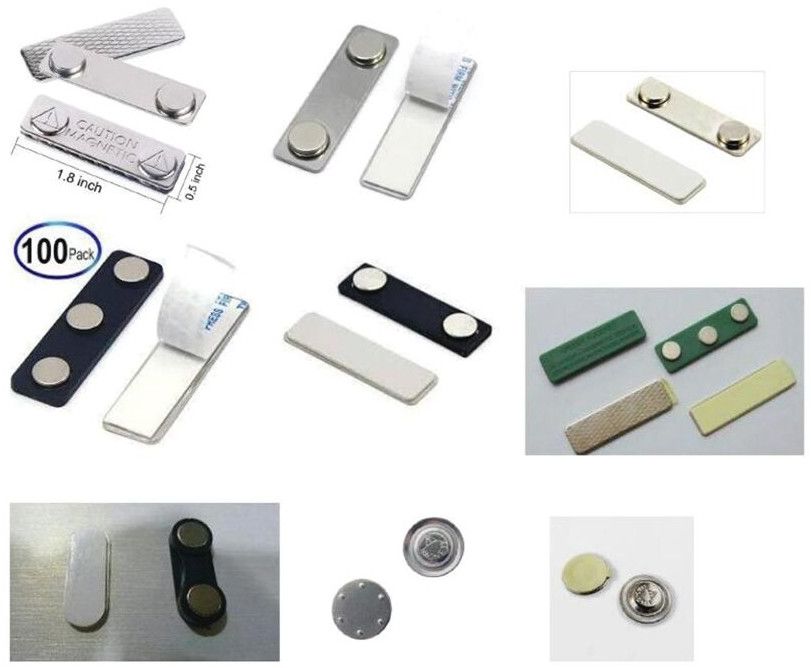 Stainless Steel Magnetic Pocket Badge