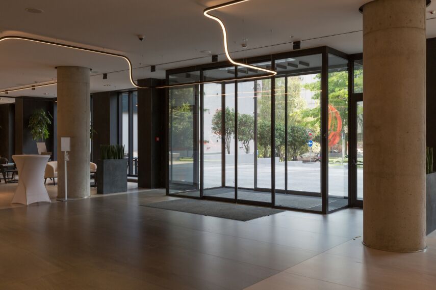 Automatic Glass Sliding Door
