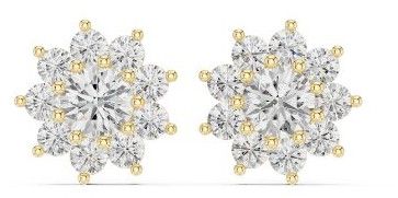 Silver Hayley Diamond Earring